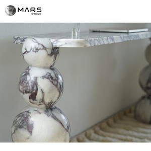 Blanco y Negro Venta al por mayor Turquía Calacatta para el hogar Precio Cocina Bar Beige Consola Mesa Diseño moderno Hotel Mármol blanco - Product Image 6