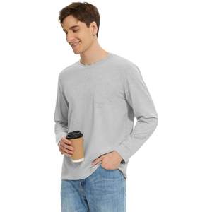 Camiseta Personalizada de Manga Larga para Hombre, Cuello Redondo, Ligera, Protección Solar, Tallas S-XXL - Product Image 3