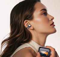 Nouveaux écouteurs de sommeil XG42 à écran tactile couleur, design clip d'oreille, casque de jeu Type-C, écouteurs sport sans fil