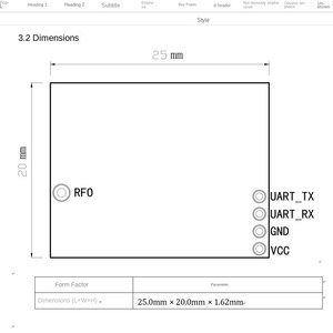 Modul transmisi Data nirkabel dua frekuensi 433/915MHz daya tinggi 100kbps tingkat perlindungan IP67 kecepatan tinggi <span class=keywords><strong>Input</strong></span>/<span class=keywords><strong>Output</strong></span> - Product Image 3