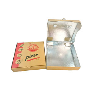 Boîtes à pizza octogonales en carton kraft brun personnalisées et imprimées à bas prix, 20x20, 40x40, 30x30, 12x12, 33, 18 cm, 16, 14, 10, 18 pouces, avec logo - Product Image 2