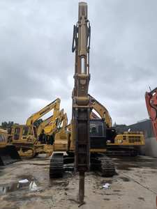 Excavatrice sur chenilles de 24 tonnes fabriquée au Japon pour 324D2L d'occasion avec pouce hydraulique, boîte de vitesses, pompe - Puissance de creusement élevée - Product Image 2