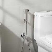 Pommeau de Douche Haute Pression en Acier Inoxydable Homerain, Finition Brossée, Fixation Murale Simple, Garantie 3 Ans, Salle de Bain