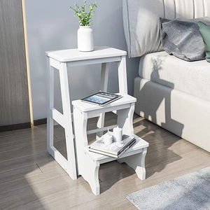 Mostrador antideslizante plegable de madera para niños, torre de aprendizaje para comedor, dormitorio, cocina, taburete escalonado para niños pequeños, cama, sala de estar, Baño - Product Image 4