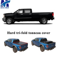 Accessoires 4x4, couvre-caisse rigide à trois plis pour camionnettes Dodge Ram 1500 Express Crewcab Simple Cabine 6,2'  Lit 2019+ 2500/3500