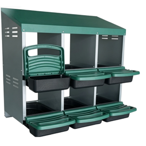 Unidades de Nidificación Apilables para Aves de Corral con Bandejas Extraíbles para Huevos, Solución de Alojamiento para Gallinas Ponedoras - Product Image 1