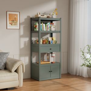 Estante de Almacenamiento de 4 Niveles para Rollos de Papel Higiénico, Dormitorio, <span class=keywords><strong>Cocina</strong></span> Móvil, Platos, Soporte para <span class=keywords><strong>Techo</strong></span> - Product Image 2