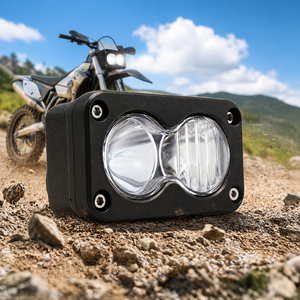 Phare LED universel 20W de 3 pouces pour VTT, vélo électrique, <span class=keywords><strong>moto</strong></span>, jaune/blanc, projecteur tout-terrain, feu antibrouillard - Product Image 1