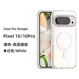 Étui de téléphone magnétique transparent HD d'origine pour Google Pixel 10 10A 9 Pro XL 9A 8A 7A 7 Pro, charge sans fil, acrylique 2 en 1, coque arrière - Product Image 4
