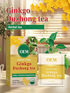 ชาสมุนไพรใบแปะก๊วย ดูจง ผสมใบหม่อน ฮอว์ธอร์น และอัสตราแกลส ผลิตตามมาตรฐาน CGMP บรรจุ 20 ซองชา ซองละ 2.5 กรัม รวม 50 กรัม ชาเพื่อสุขภาพ - Product Image 3