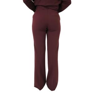Pantalon pour femme Bordeaux 53539459 Coupe évasée Tenue formelle - Product Image 2