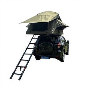 Tente de toit souple pour SUV toutes saisons, toile en polycoton robuste 280g, protection Oxford résistante aux intempéries, PU2000mm, isolée et robuste A - Product Image 1