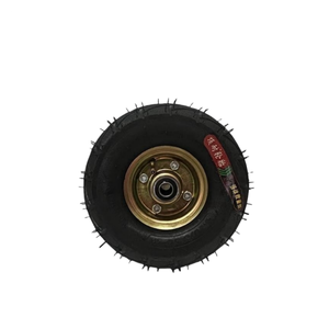 Roues gonflables en caoutchouc de 10 pouces, brouettes/voitures jouets pour enfants/camions d'entrepôt et ainsi de suite, utilisant une <span class=keywords><strong>roue</strong></span> en caoutchouc 4.10/350-4 - Product Image 3
