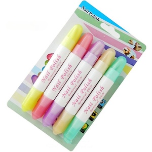 Juego de 5 bolígrafos removedores de esmalte de uñas, corrector y limpiador para exceso de esmalte, recorte de bordes de uñas, manicura - Product Image 1