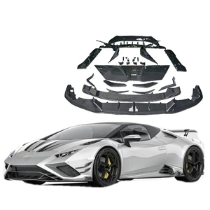 ฝากระโปรงหน้าสำหรับ lambLamborghini Huracan EVO RWD อัพเกรดสไตล์ <span class=keywords><strong>PK</strong></span> คาร์บอนไฟเบอร์แห้งกระโปรงข้างสปอยเลอร์ดิฟฟิวเซอร์ - Product Image 1