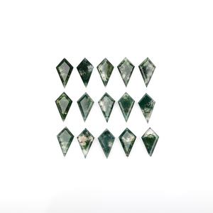 Zafiro Verde Natural en Forma de Cometa, Gema Suelta Facetada para Joyería - Product Image 1