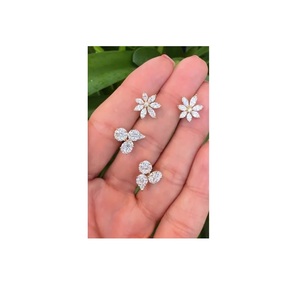 Hot Sale Moissanite Engagement Earrings Suitable For Wedding Receptions Family Gatherings And Special Moments Available For Sale - Product Image 1