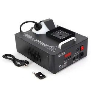 Pulverizador de Niebla Vertical LED Multicolor Brillante, Cuerpo de Aleación de Aluminio Negro, Control Dual, Seis Canales DMX, Amplio Voltaje, Enchufe Europeo - Product Image 1
