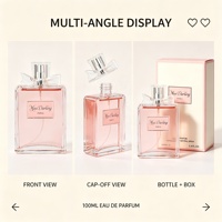 LOVALI Parfum EDT 100ML de Qualité Supérieure, Choix Cadeau Idéal pour les Fêtes, Longue Durée, Notes Florales de Pivoine, Rose et Patchouli, Boisé, pour Femme, Collection Galerie d'Art