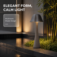 Lampe décorative à six pétales anti-éblouissement AC-85-265V en aluminium sécurisé pour l'éclairage d'ambiance de villas, jardins, piscines et allées paysagères