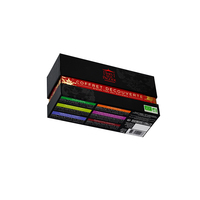 Boîte rigide personnalisée en deux parties, boîte avec couvercle et base, emballage pour sachets de thé, emballage cadeau, boîte en papier en gros