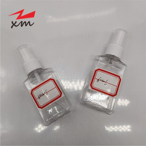 Nova — bouteille pulvérisateur à doigts en plastique PET, carrée, 50ml, 60ml, nouveau produit - Product Image 2