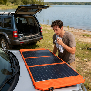 Factory Direct Price 60W 80W 100W Low Power Portable PV Photovoltaic <b>Foldable</b> <b>Solar</b> Electric <b>Panel</b> Free Shipping - Product Image 1
