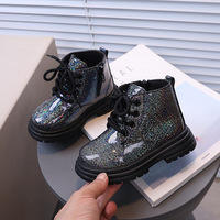 Bottes pour enfants, filles et garçons, tige en PU respirante, semelle extérieure en caoutchouc antidérapante, légères, tendance automne-hiver