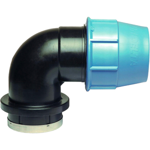 Raccord coudé femelle en polypropylène 50x1 \ "1/2 \" filetage NPT taille 16mm pour application de l'eau matériau PVC tête de technique de forgeage - Product Image 2