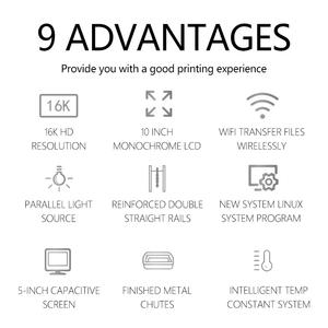 Ingrosso stampante 3d 16k stampante ad alta precisione da 10 pollici con resina Lcd che polimerizza la luce gioielli dentaria 3d stampante con filtro dell'aria e riscaldatori - Product Image 5