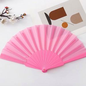 Promotional Portable Plastic Hand Folding Fans Floral Sublimation <b>Pattern</b> Customizable Design Painted Bamboo Craft <b>Paper</b> - Product Image 6