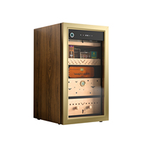 Grand refroidisseur de cigares électrique, humidor thermoélectrique, armoire à cigares en bois de cèdre de luxe
