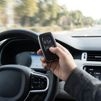 Grosir OEM Remote Kunci Mobil 5 Tombol ABS dengan Baterai Tombol untuk Land Rover LR2 LR4 Discovery 2015-2018 315MHz
