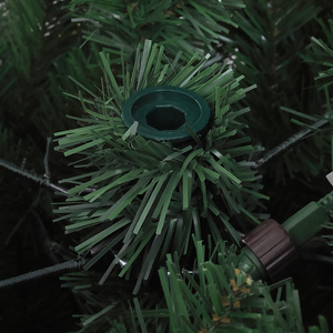 Árbol de Navidad Automático Grande de Cinco Ramas, Mezcla de PE y PVC, con Luces LED, Ideal para Decoración de Sala de Estar, Dormitorio, Hotel y Centro Comercial - Product Image 5