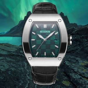 Relojes de Pulsera Triangulares para Hombre, Nuevo Diseño Dorado Vintage de Lujo, Reloj de Hombre Automático Mecánico Esqueleto, Resistente al Agua - Product Image 3