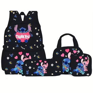 Ensemble de sacs <span class=keywords><strong>à</strong></span> <span class=keywords><strong>dos</strong></span> Stitch : <span class=keywords><strong>Sac</strong></span> <span class=keywords><strong>à</strong></span> <span class=keywords><strong>dos</strong></span> de voyage imperméable grande capacité, <span class=keywords><strong>sac</strong></span> <span class=keywords><strong>à</strong></span> déjeuner, trousse <span class=keywords><strong>à</strong></span> crayons, <span class=keywords><strong>sac</strong></span> <span class=keywords><strong>à</strong></span> <span class=keywords><strong>dos</strong></span> décontracté pour l'école - Lot de 4 pièces - Product Image 5