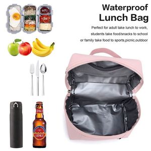 Custom Insulated Cooler <b>Bag</b> Lightweight Nylon Waterproof Box <b>Work</b> Medium <b>Lunch</b> <b>Bags</b> <b>for</b> <b>Women</b> - Product Image 4