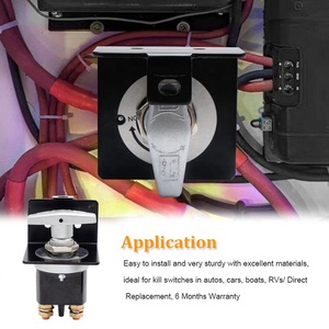 12V 500A auto RV barca tagliata manici di morte interruttore di scollegamento <span class=keywords><strong>automatico</strong></span> della batteria con piastra di blocco - Product Image 6