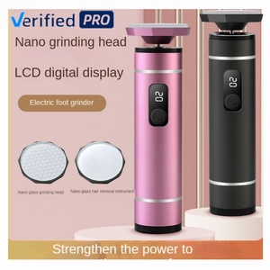 Portable Rechargeable Callus Remover Cordless Foot Grinder Pedicure Electric Foot <b>File</b> With Led Display - Product Image 2
