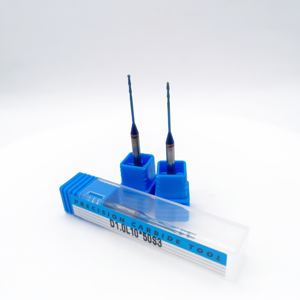 Haute précision 2 cannelures carbure de tungstène petit diamètre longues cannelures fraises en bout pour la sculpture dentaire - Product Image 2