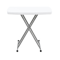 Table pliante en plastique SJ76, petite, simple, portable, réglable en hauteur, pour manger, écrire, étudier, ordinateur, dortoir