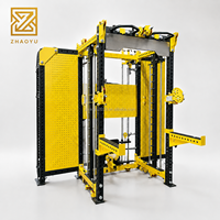 ZY Système de musculation multifonctionnel tout-en-un : Smith Machine, Entraîneur fonctionnel, Power Rack à double câble pour salle de sport commerciale