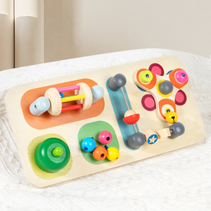 Hot Sale Orff <b>Musical</b> <b>Instrument</b> Wooden Multifunctional Busy Board Toy With Rattles For Kids Early Education Teaching Aid - Product Image 2