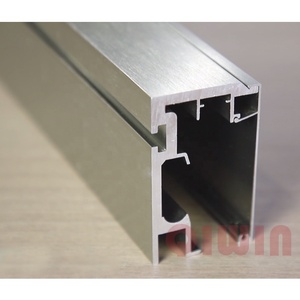 Sistema de puerta corredera de riel de aluminio de fácil instalación Diseño de puertas de ducha Herrajes para puertas de vidrio para sala de cocina - Product Image 4