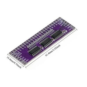 4 ชิ้น 74HC595 โมดูลขยาย IO แบบอนุกรมเป็นแบบขนาน 3 ถึง 24 พินเอาต์พุตขยายสำหรับไมโครคอนโทรลเลอร์การควบคุม LED - Product Image 2