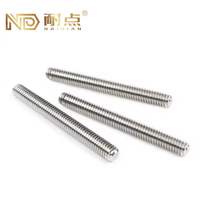 Hot Dip Galvanized Zinc Plated Carbon Steel Flat Head Threaded Bar DIN975 GB Metric Full-Thread Stud Rod 80mm 90mm 150mm 1m
