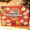Calendrier de l'Avent de Noël 24 Jours Compte à Rebours Jouet à Presser Anti-Stress Boîte Surprise Cadeau de Vacances pour Enfants