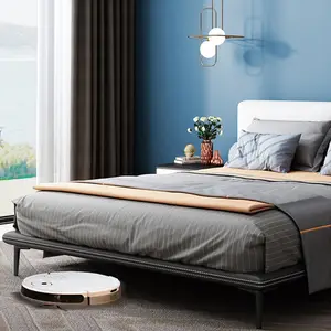主批发卧室大床豪华现代简约技术布艺双人软床