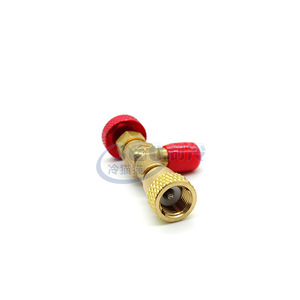 วาล์วเติมน้ำยาแอร์ Hongsen รุ่น HS-1221 สำหรับน้ำยา R410A และ R22 วาล์วนิรภัยทองเหลืองสำหรับระบบทำความเย็น - Product Image 4