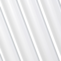 Radiateur Colonne Ovale Vertical Blanc Mat Moderne pour Chauffage Central, Radiateur Design pour Salle de Bain et Salon